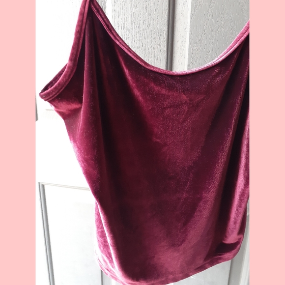 Vintage Velvet crop top - Picture 2 of 4